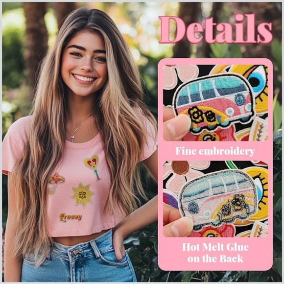 Colorful Hot Air Balloon Patch - Picture 2 of 4